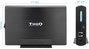 TooQ Caja Externa para Disco Duro TQE-3531B - USB 3.0 para HDD 3.5", Hasta 8TB, SATA III, Compatible con Windows y Mac
